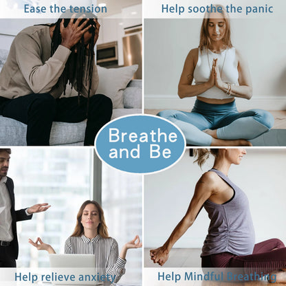 Anxiety Breathe  Mindfulness Breathing Necklace